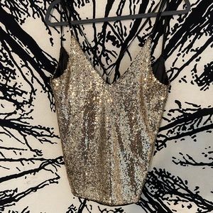 Sequin Tank Top